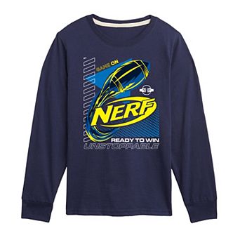 Boys 8-20 Nerf Unstoppable Football Long Sleeve Graphic Tee