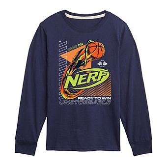 Boys 8-20 Nerf Unstoppable Basketball Long Sleeve Graphic Tee