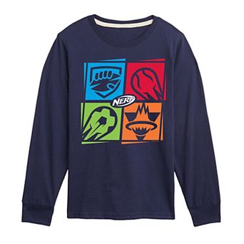 Boys 8-20 Nerf Sports Long Sleeve Graphic Tee