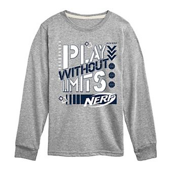 Boys 8-20 Nerf Play Without Limits Basketball Long Sleeve Graphic Tee