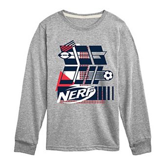 Boys 8-20 Nerf Sports Long Sleeve Graphic Tee