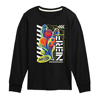 Boys 8-20 Nerf Sports Game On Long Sleeve Graphic Tee