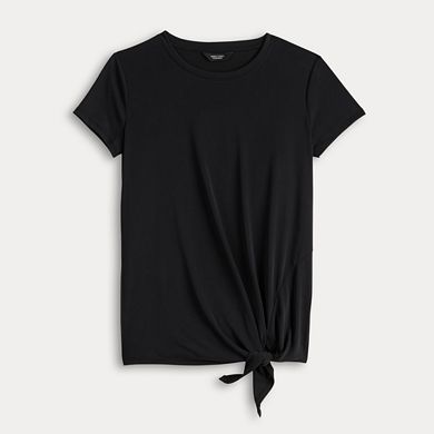 Women's Simply Vera Vera Wang Side Tie Tee