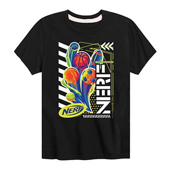 Boys 8-20 Nerf Sports Game On Graphic Tee