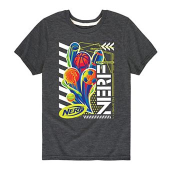 Boys 8-20 Nerf Sports Game On Graphic Tee