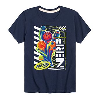 Boys 8-20 Nerf Sports Game On Graphic Tee