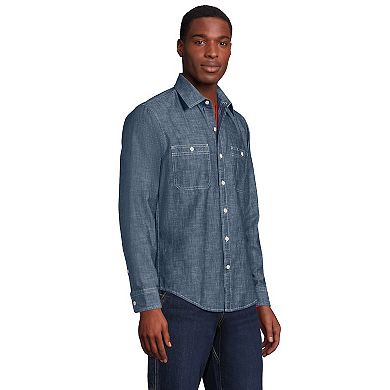 Big & Tall Blake Shelton x Lands' End Traditional Fit Lightweight Work ...