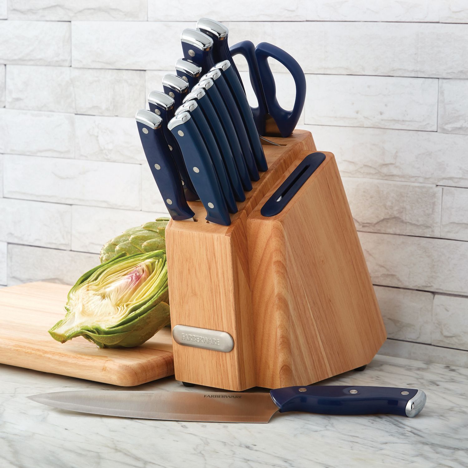 Farberware Edgekeeper Knife Block Set - Thumbnail 3
