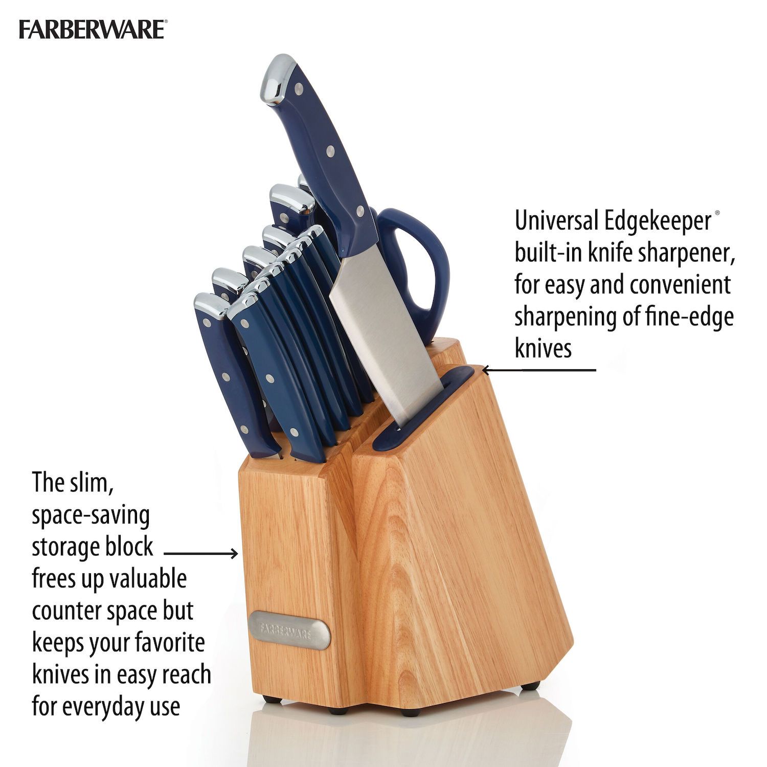 Farberware Edgekeeper Knife Block Set - Thumbnail 5