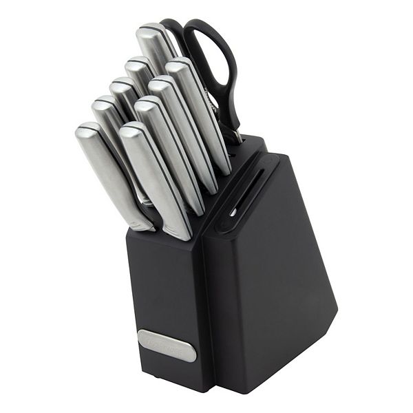 Farberware® Edgekeeper Stainless Steel 11Piece Slim Knife Block Set