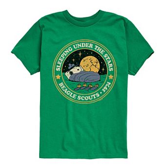Boys 8-20 Peanuts Sleeping Under The Stars Graphic Tee