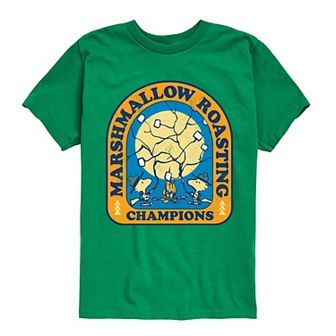 Boys 8-20 Peanuts Marshmallow Roasting Graphic Tee
