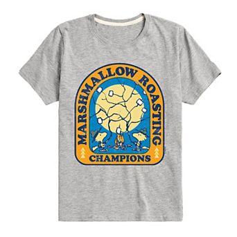 Boys 8-20 Peanuts Marshmallow Roasting Graphic Tee