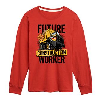 Boys 8-20 Tonka Future Construction Worker Long Sleeve Graphic Tee