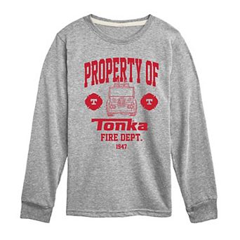 Boys 8-20 Tonka Property Of Tonka Fire Dept. Long Sleeve Graphic Tee