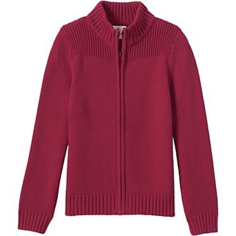 Boys 2-20 Lands' End School Uniform Zip Front Cardigan Sweater