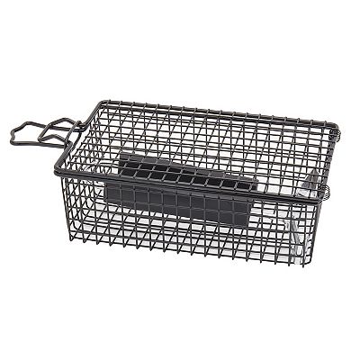 Food Network BBQ Flip Basket with Removable Handle