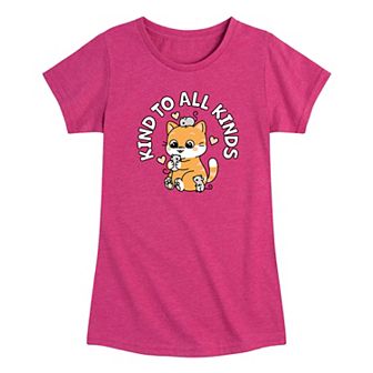 Girls Kind To All Kinds Graphic Tee