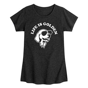 Girls 7-16 Life Is Golden Graphic Tee