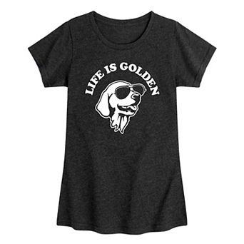 Girls 7-16 Life Is Golden Graphic Tee