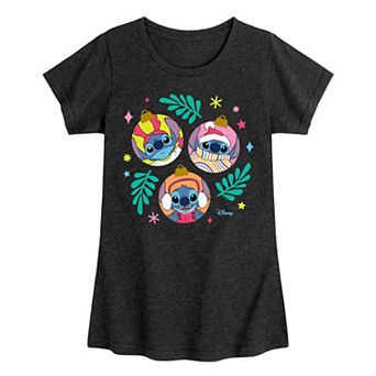 Disney's Lilo & Stitch Girls' Ornaments Graphic Tee