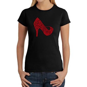 High Heel - Women's Word Art T-Shirt
