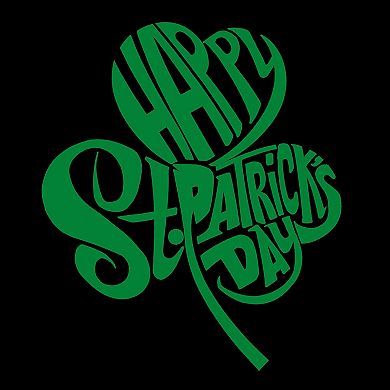 St. Patrick's Day Shamrock - Women's Word Art V-Neck T-Shirt