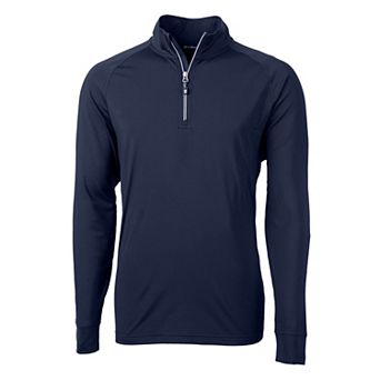 Cutter & Buck Adapt Eco Knit Stretch Recycled Mens Big And Tall Quarter Zip Pullover