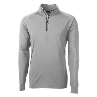 Cutter & Buck Adapt Eco Knit Stretch Recycled Mens Big And Tall Quarter Zip Pullover