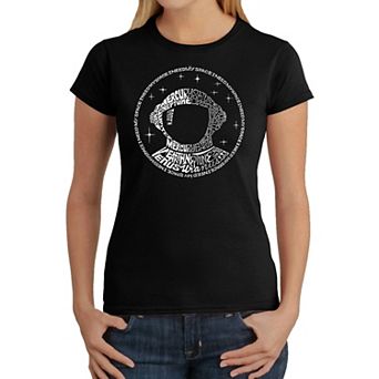 I Need My Space Astronaut - Women's Word Art T-Shirt