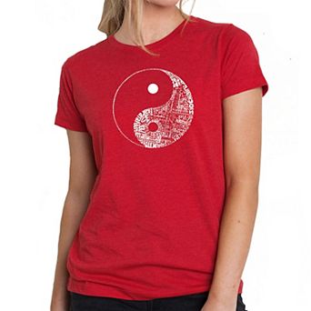 Yin Yang - Womens Premium Blend Word Art T-Shirt