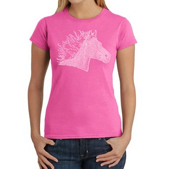 Horse Mane - Women's Word Art T-Shirt