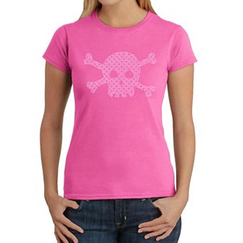 XOXO Skull - Women's Word Art T-Shirt