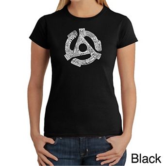 Record Adapter - Women's Word Art T-Shirt