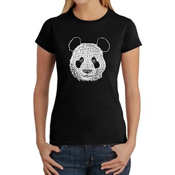 Panda - Women's Word Art T-Shirt