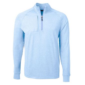 Cutter & Buck Adapt Eco Knit Heather Mens Quarter Zip Pullover