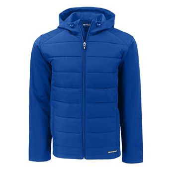 Cutter & Buck Evoke Hybrid Eco Softshell Recycled Full Zip Mens Hooded Jacket