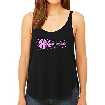 Shake it Off - Women's Premium Word Art Flowy Tank Top