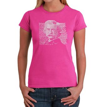 Mark Twain - Women's Word Art T-Shirt