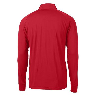 Cutter & Buck Adapt Eco Knit Stretch Recycled Mens Quarter Zip Pullover