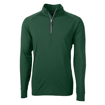 Cutter & Buck Adapt Eco Knit Stretch Recycled Mens Quarter Zip Pullover