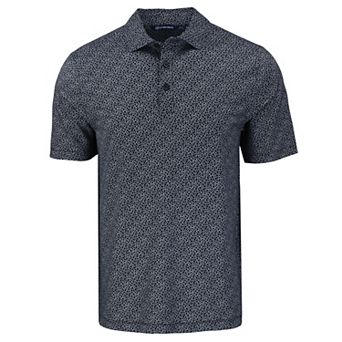 Cutter & Buck Pike Eco Pebble Print Stretch Recycled Mens Polo