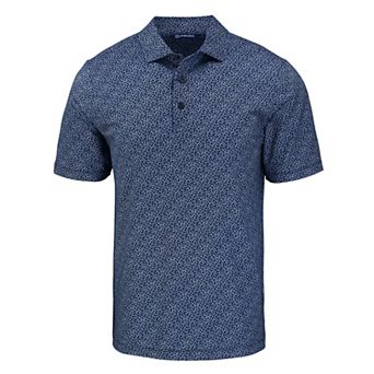 Cutter & Buck Pike Eco Pebble Print Stretch Recycled Mens Polo