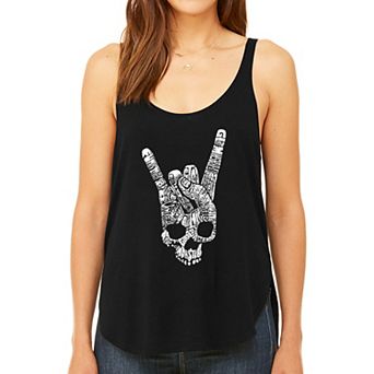 Heavy Metal Genres - Women's Word Art Flowy Tank Top