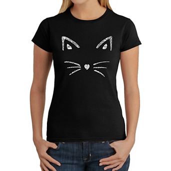 Whiskers - Women's Word Art T-Shirt