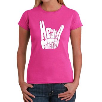 Heavy Metal - Women's Word Art T-Shirt