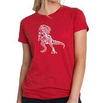 Dino Pics - Women's Premium Blend Word Art T-shirt