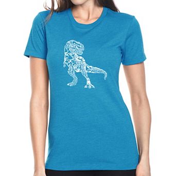 Dino Pics - Women's Premium Blend Word Art T-shirt