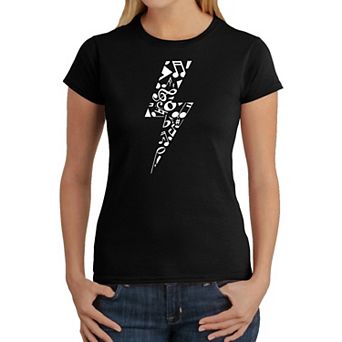 Lightning Bolt - Women's Word Art T-Shirt