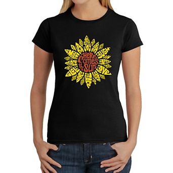 Sunflower - Women's Word Art T-Shirt